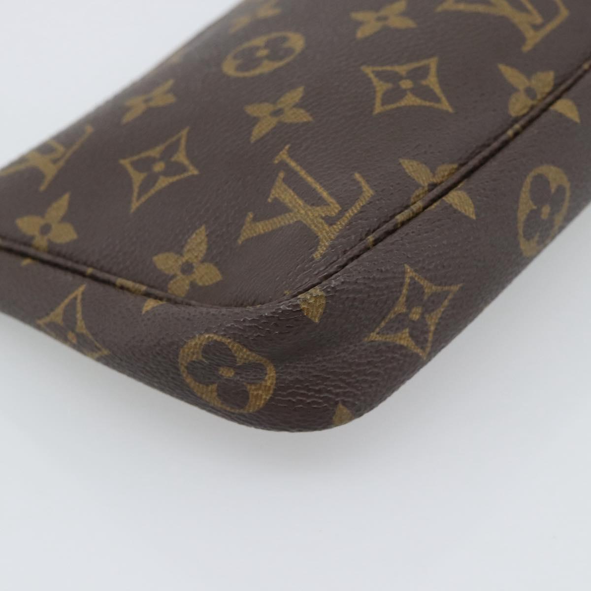 LOUIS VUITTON Monogram Pochette Accessoires Pouch M51980 LV Auth BA14545