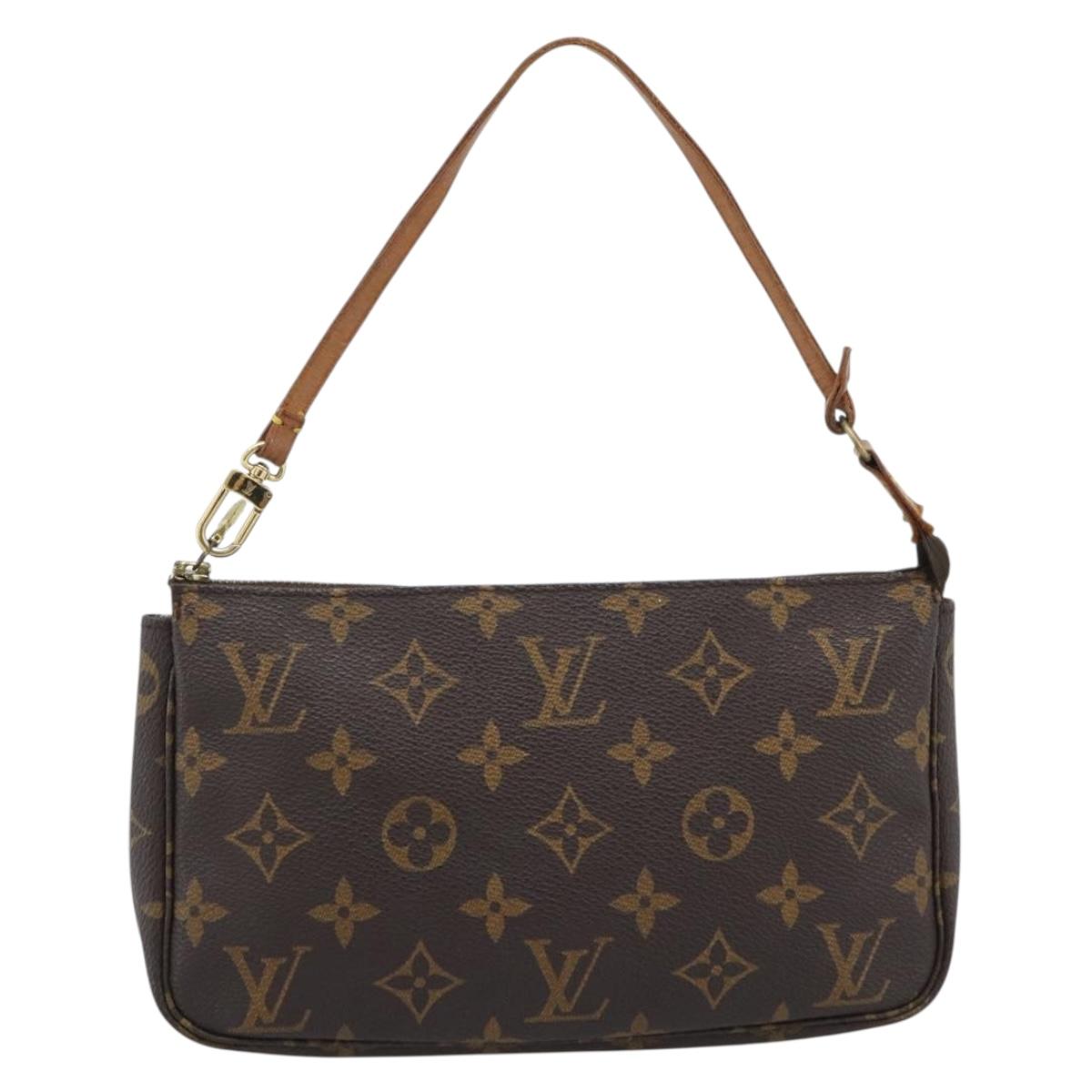 LOUIS VUITTON Monogram Pochette Accessoires Pouch M51980 LV Auth BA14545