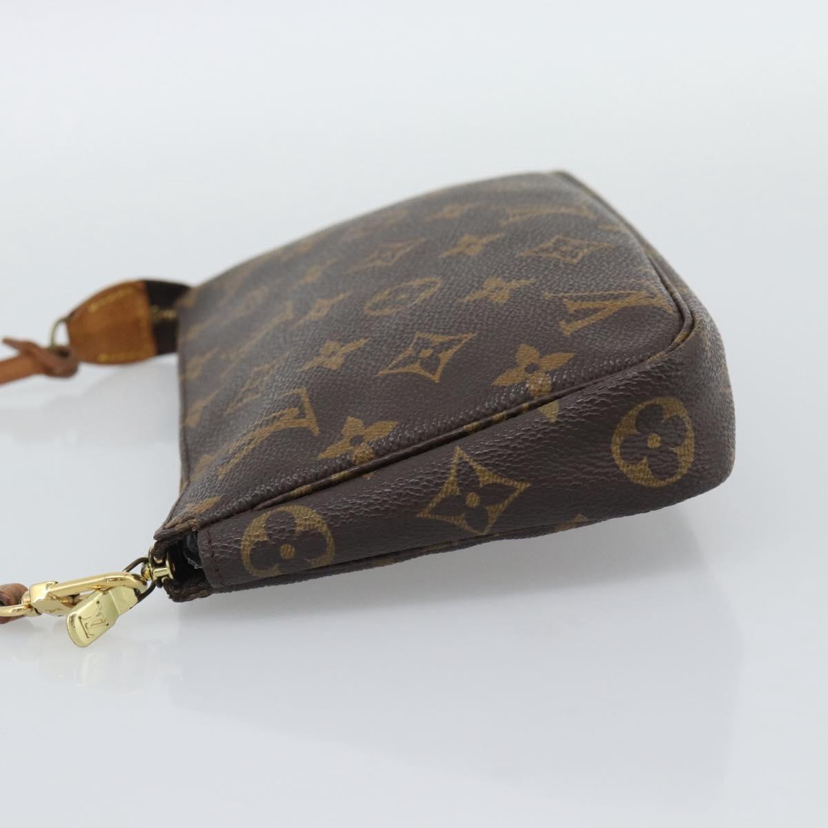 LOUIS VUITTON Monogram Pochette Accessoires Pouch M51980 LV Auth BA14545