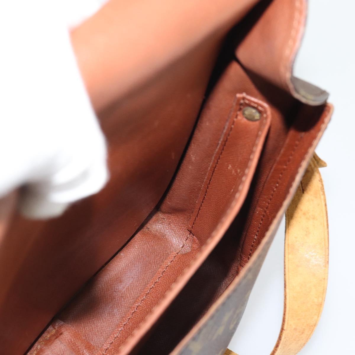 LOUIS VUITTON Monogram Cartouchiere MM Shoulder Bag M51253 LV Auth BA14550