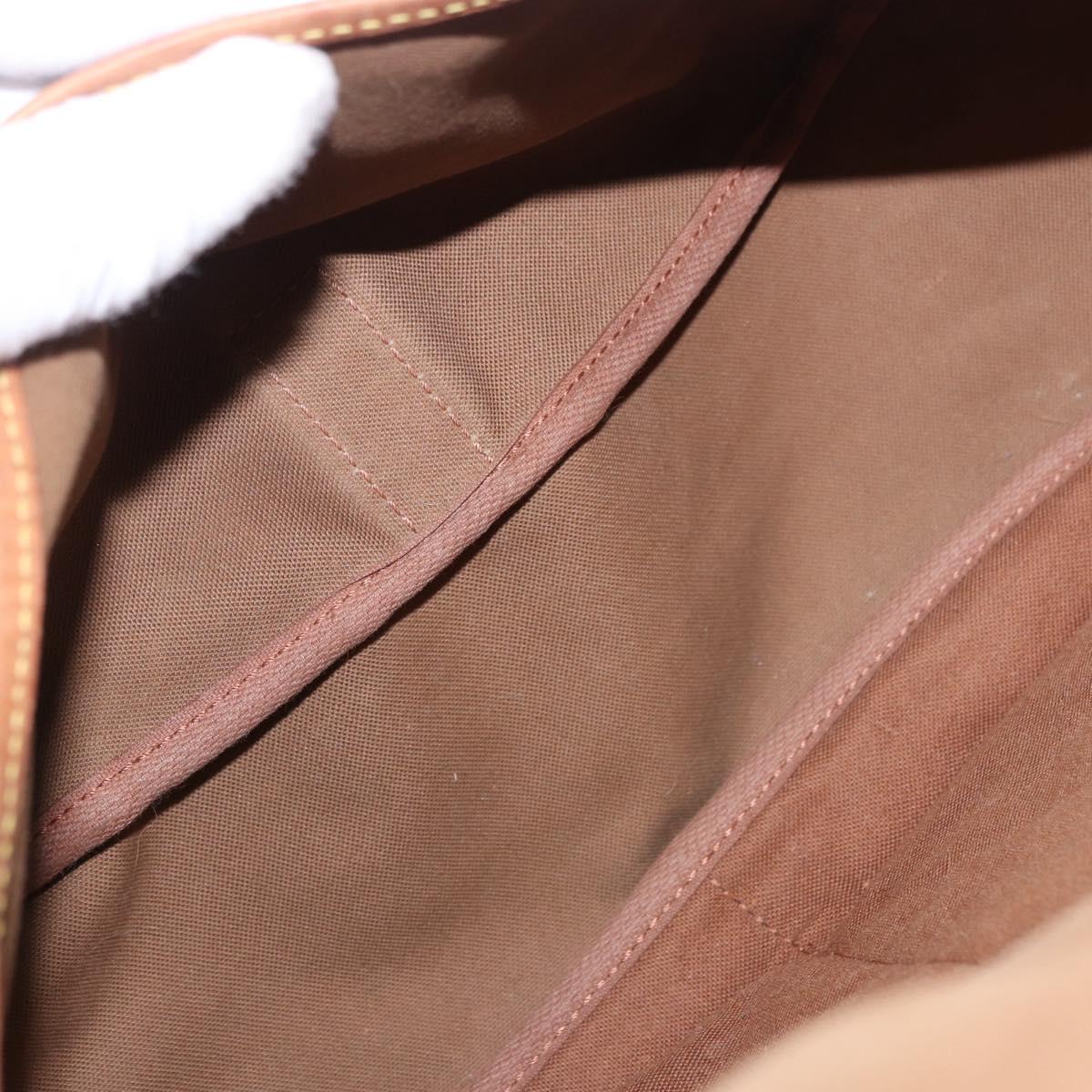 LOUIS VUITTON Monogram Saumur 35 Shoulder Bag M42254 LV Auth BA14551