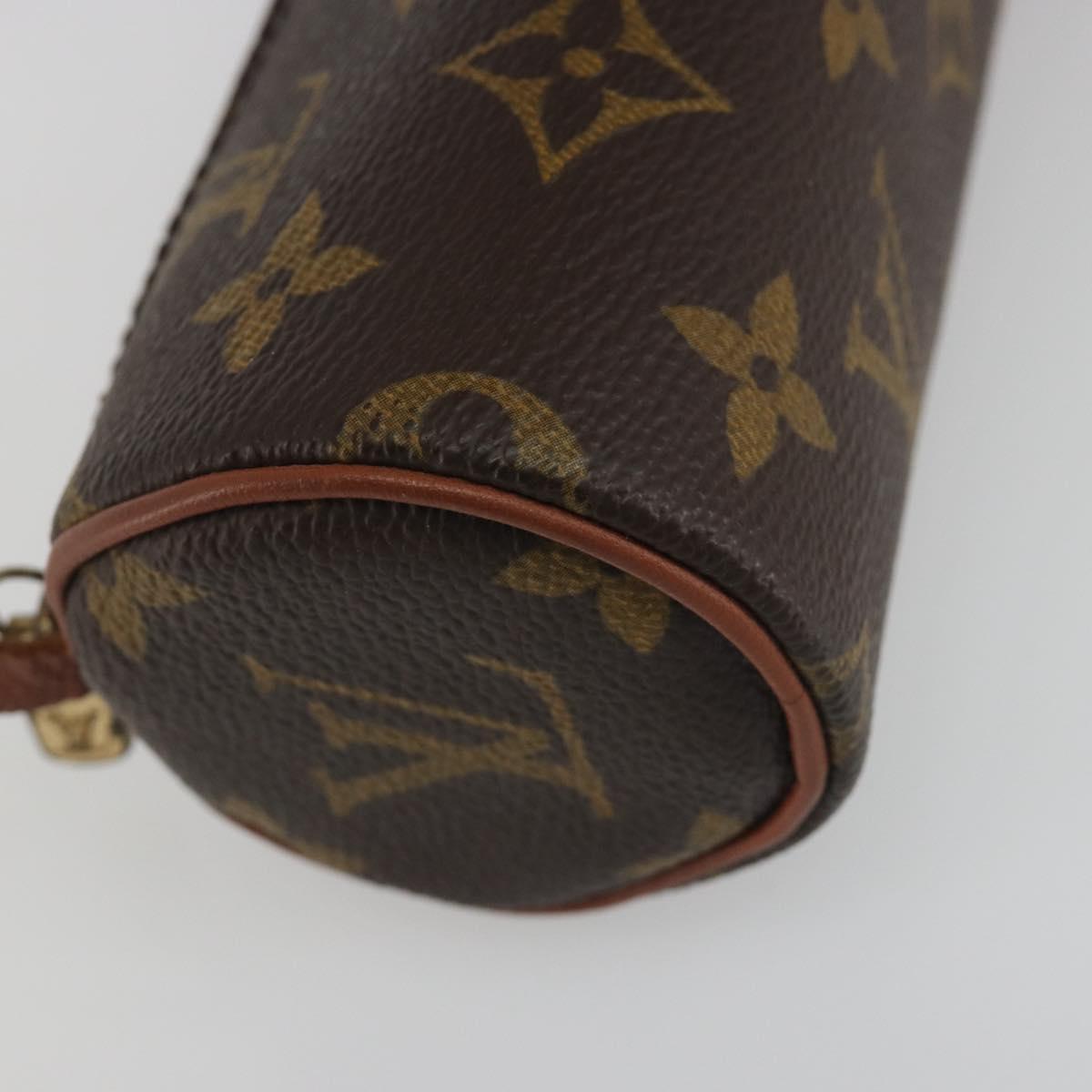 LOUIS VUITTON Monogram Papillon Pouch LV Auth BA14554