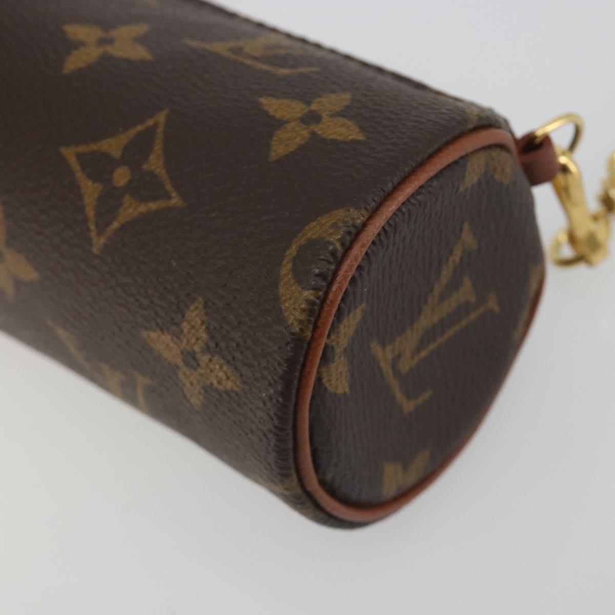 LOUIS VUITTON Monogram Papillon Pouch Pouch LV Auth BA14557A