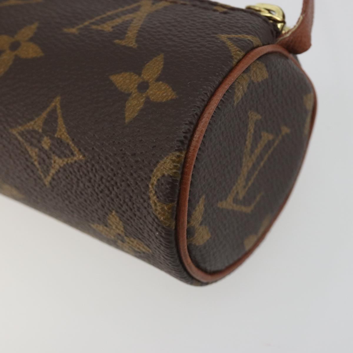 LOUIS VUITTON Monogram Papillon Pouch Pouch LV Auth BA14557A