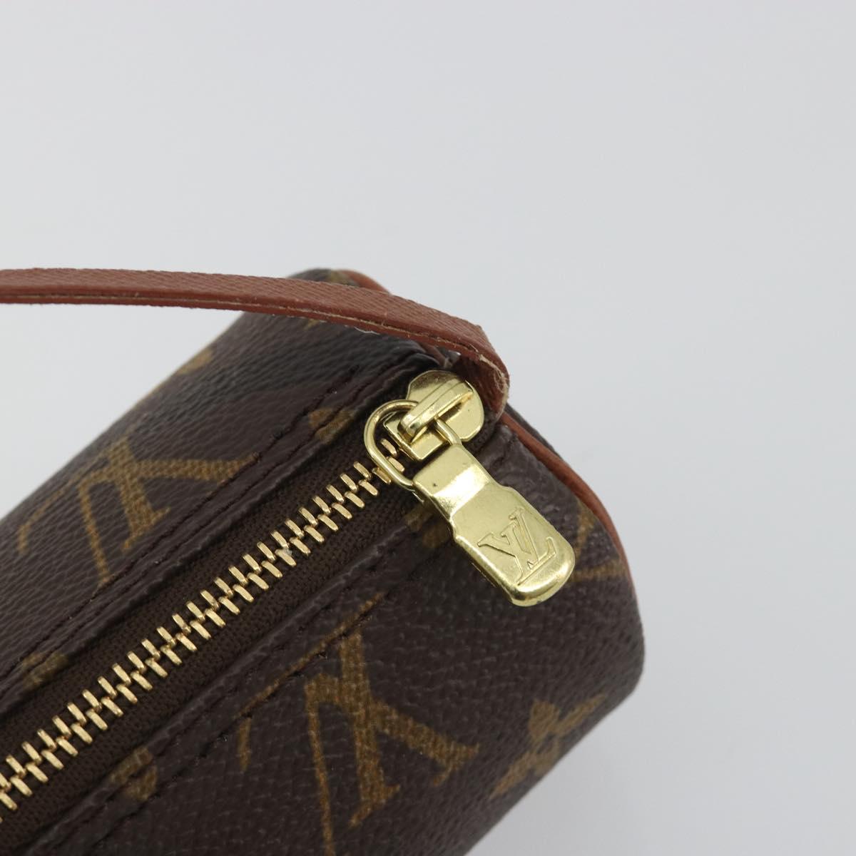 LOUIS VUITTON Monogram Papillon Pouch Pouch LV Auth BA14557A