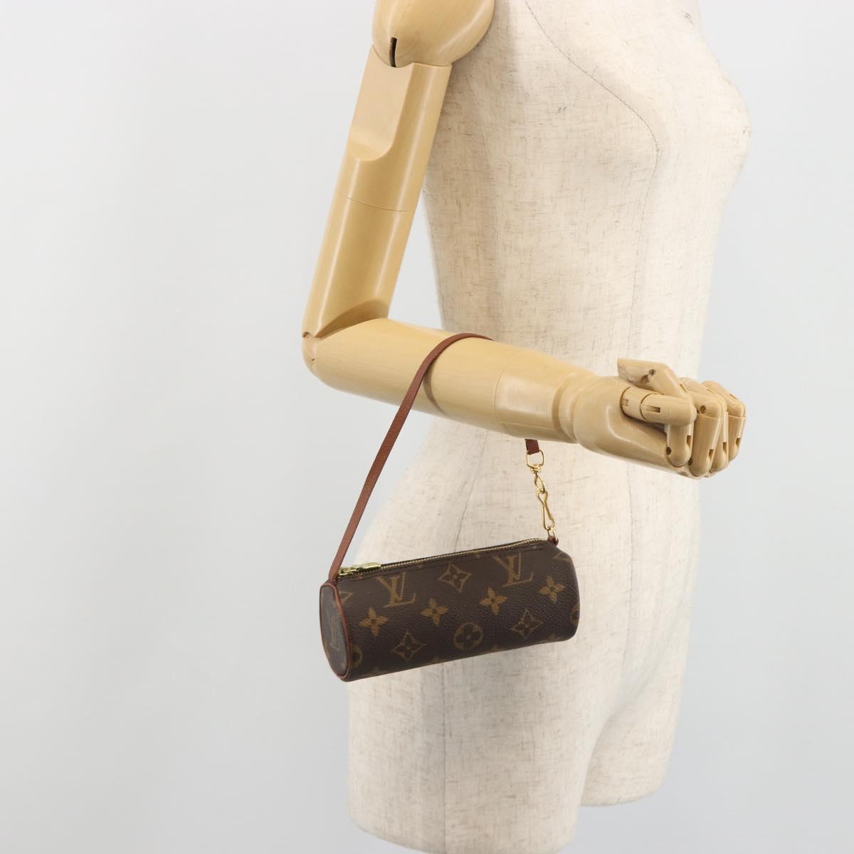 LOUIS VUITTON Monogram Papillon Pouch Pouch LV Auth BA14557A