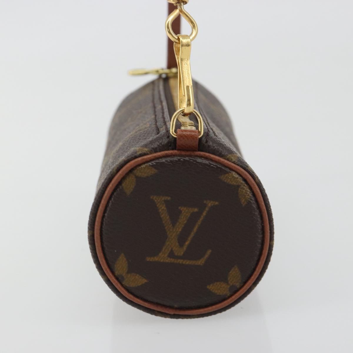 LOUIS VUITTON Monogram Papillon Pouch Pouch LV Auth BA14557A