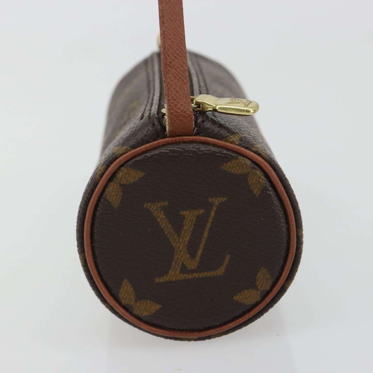 LOUIS VUITTON Monogram Papillon Pouch Pouch LV Auth BA14557A