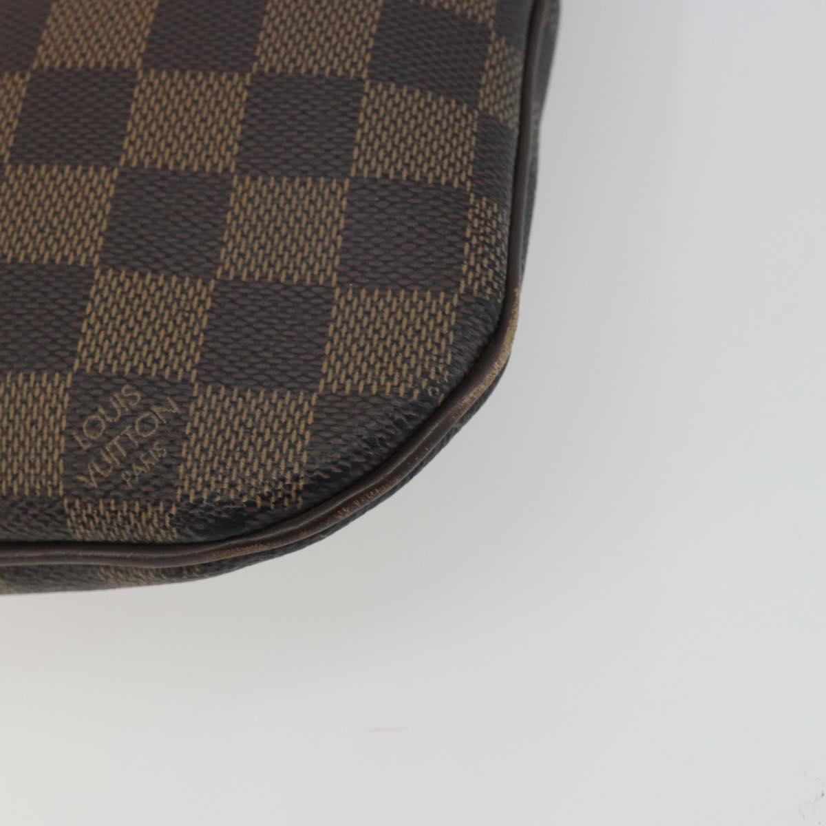 LOUIS VUITTON Damier Ebene Pochette Bosphore Shoulder Bag N51111 LV Auth BA14559