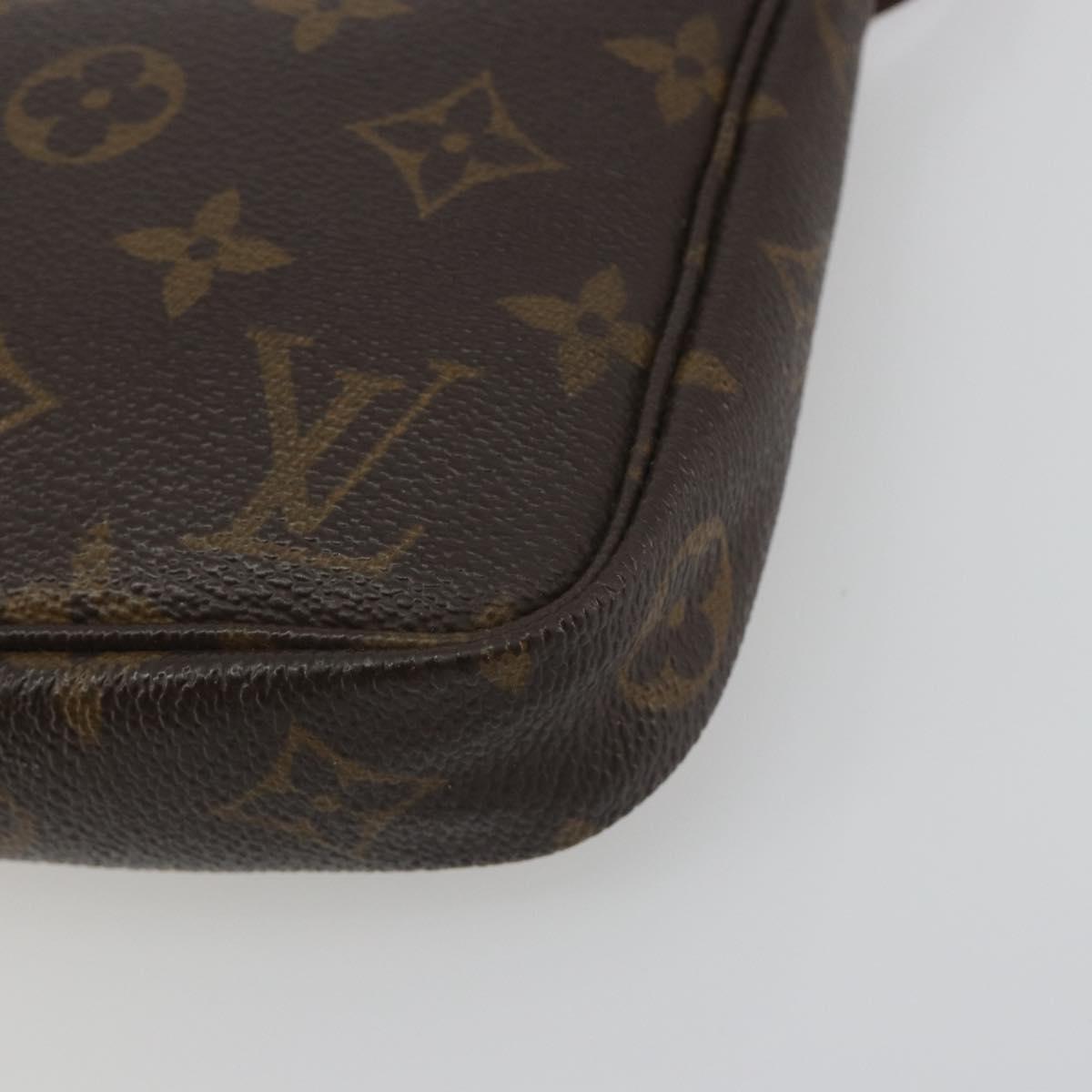 LOUIS VUITTON Monogram Pochette Accessoires Pouch M51980 LV Auth BA14577