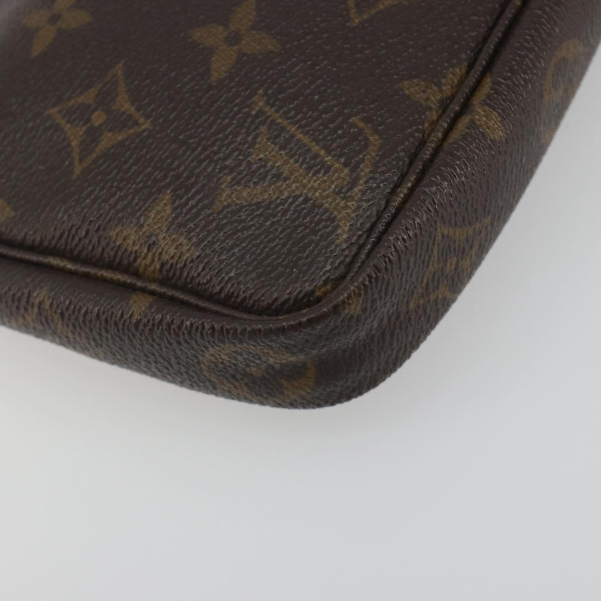 LOUIS VUITTON Monogram Pochette Accessoires Pouch M51980 LV Auth BA14577