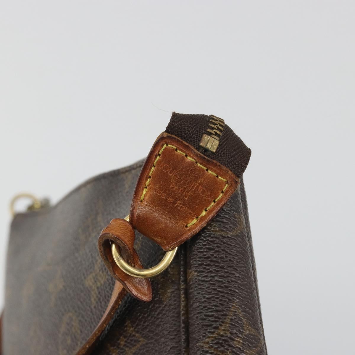 LOUIS VUITTON Monogram Pochette Accessoires Pouch M51980 LV Auth BA14577