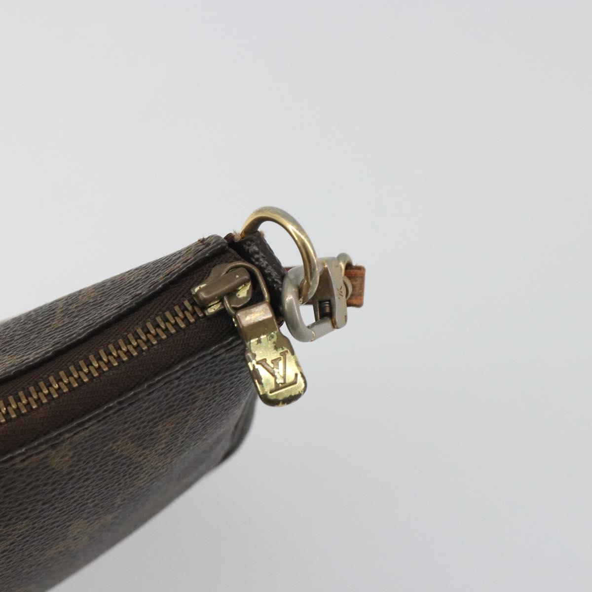 LOUIS VUITTON Monogram Pochette Accessoires Pouch M51980 LV Auth BA14577