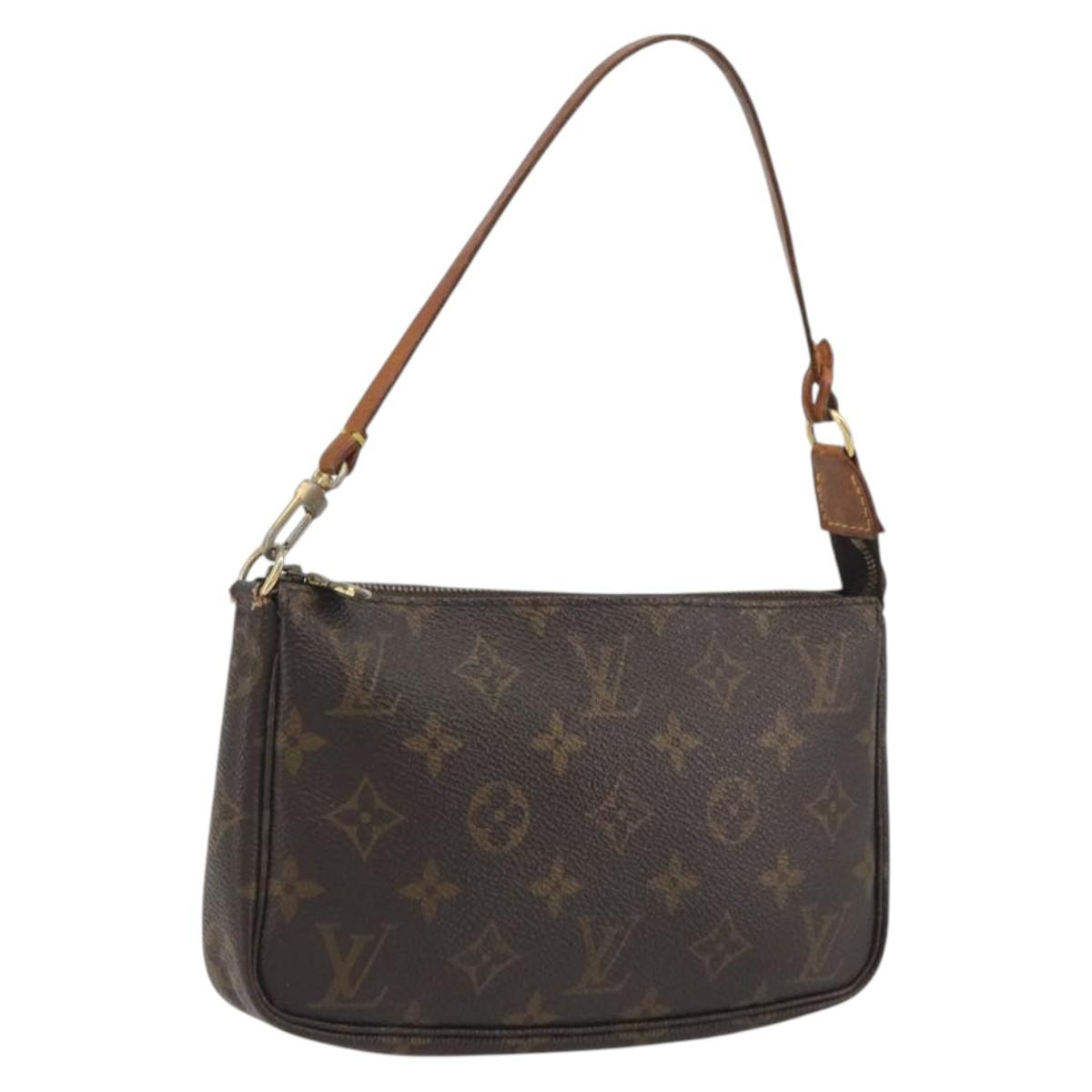 LOUIS VUITTON Monogram Pochette Accessoires Pouch M51980 LV Auth BA14577