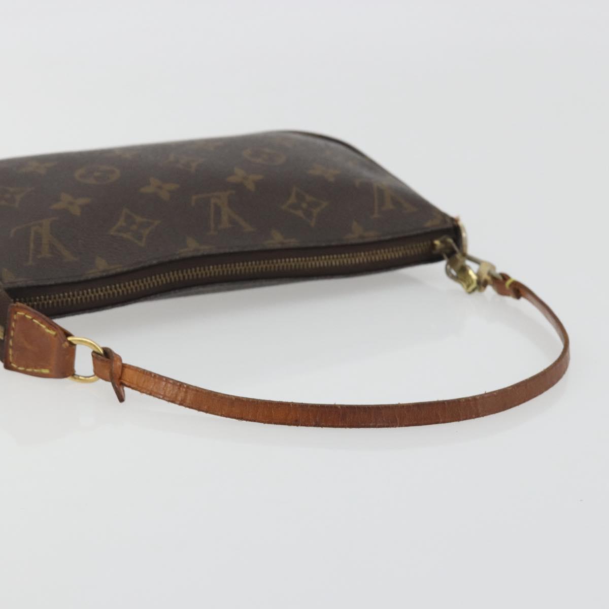 LOUIS VUITTON Monogram Pochette Accessoires Pouch M51980 LV Auth BA14577