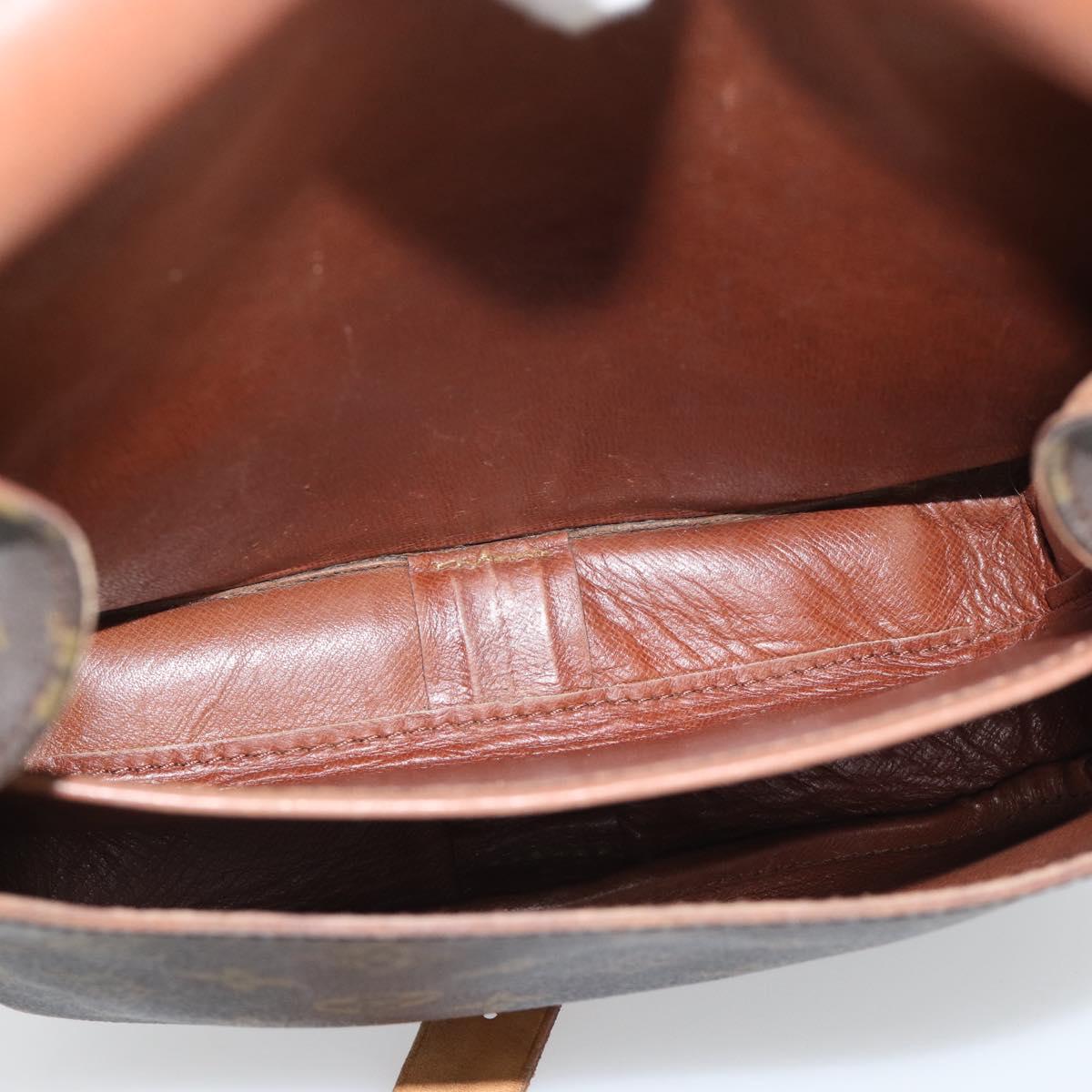 LOUIS VUITTON Monogram Cartouchiere MM Shoulder Bag M51253 LV Auth BA14584