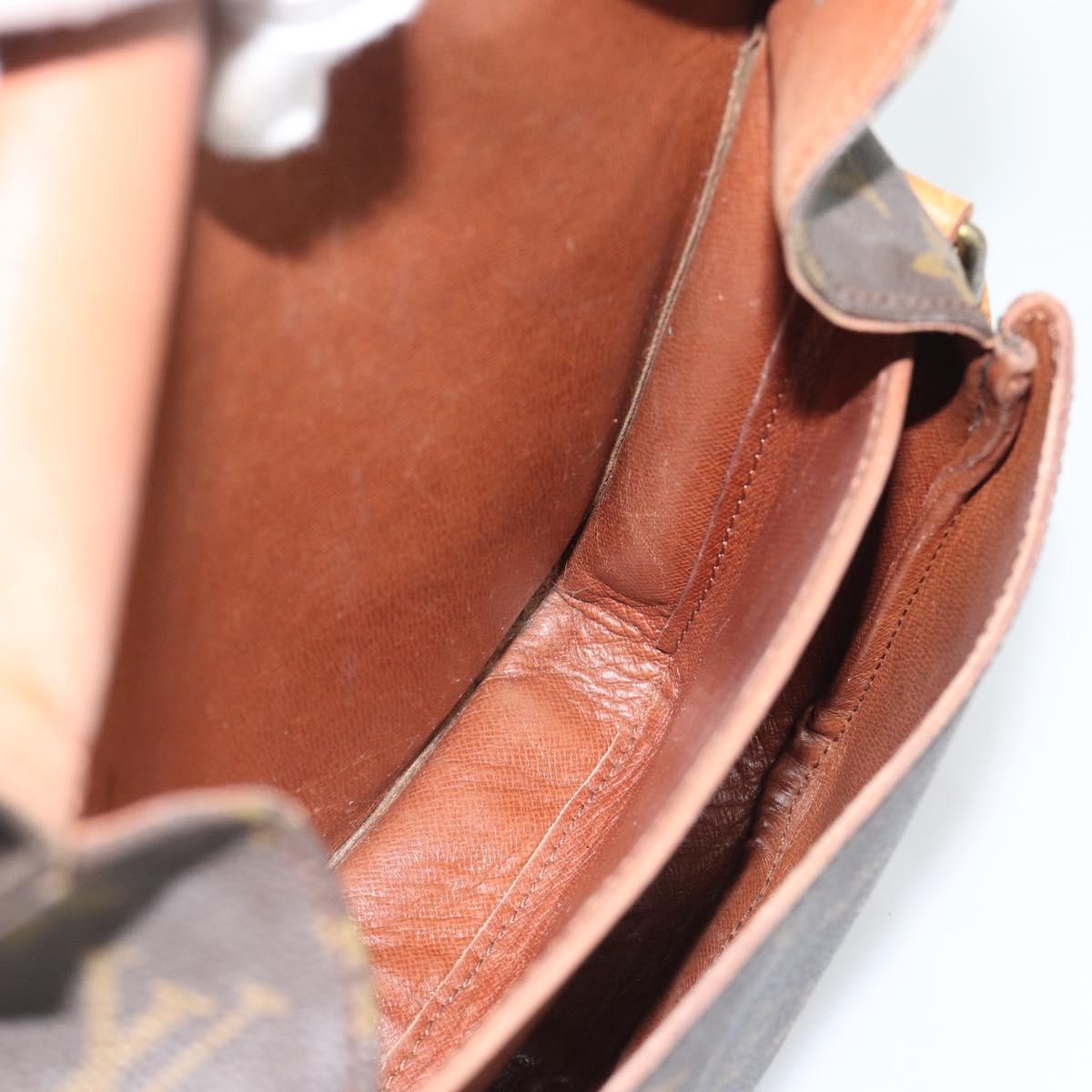 LOUIS VUITTON Monogram Cartouchiere MM Shoulder Bag M51253 LV Auth BA14584
