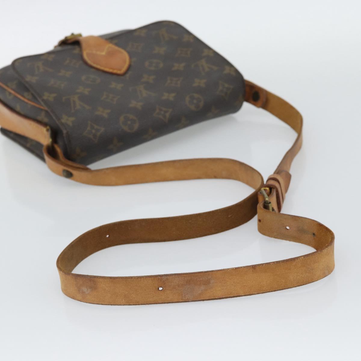 LOUIS VUITTON Monogram Cartouchiere MM Shoulder Bag M51253 LV Auth BA14584