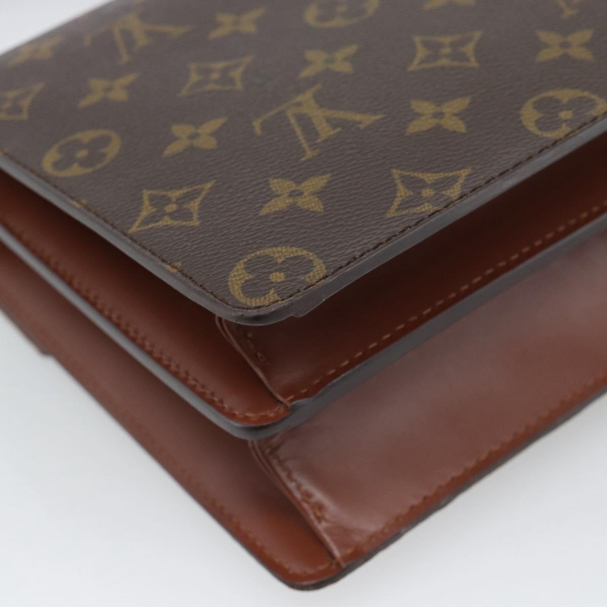 LOUIS VUITTON Monogram Concorde Hand Bag M51190 LV Auth BA14585