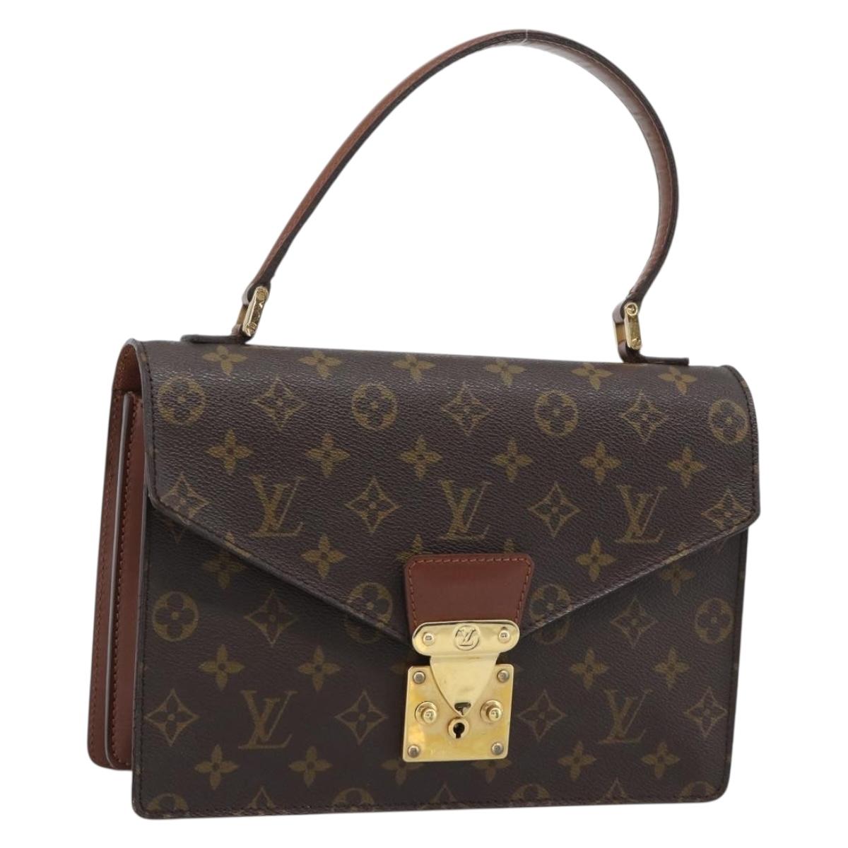 LOUIS VUITTON Monogram Concorde Hand Bag M51190 LV Auth BA14585