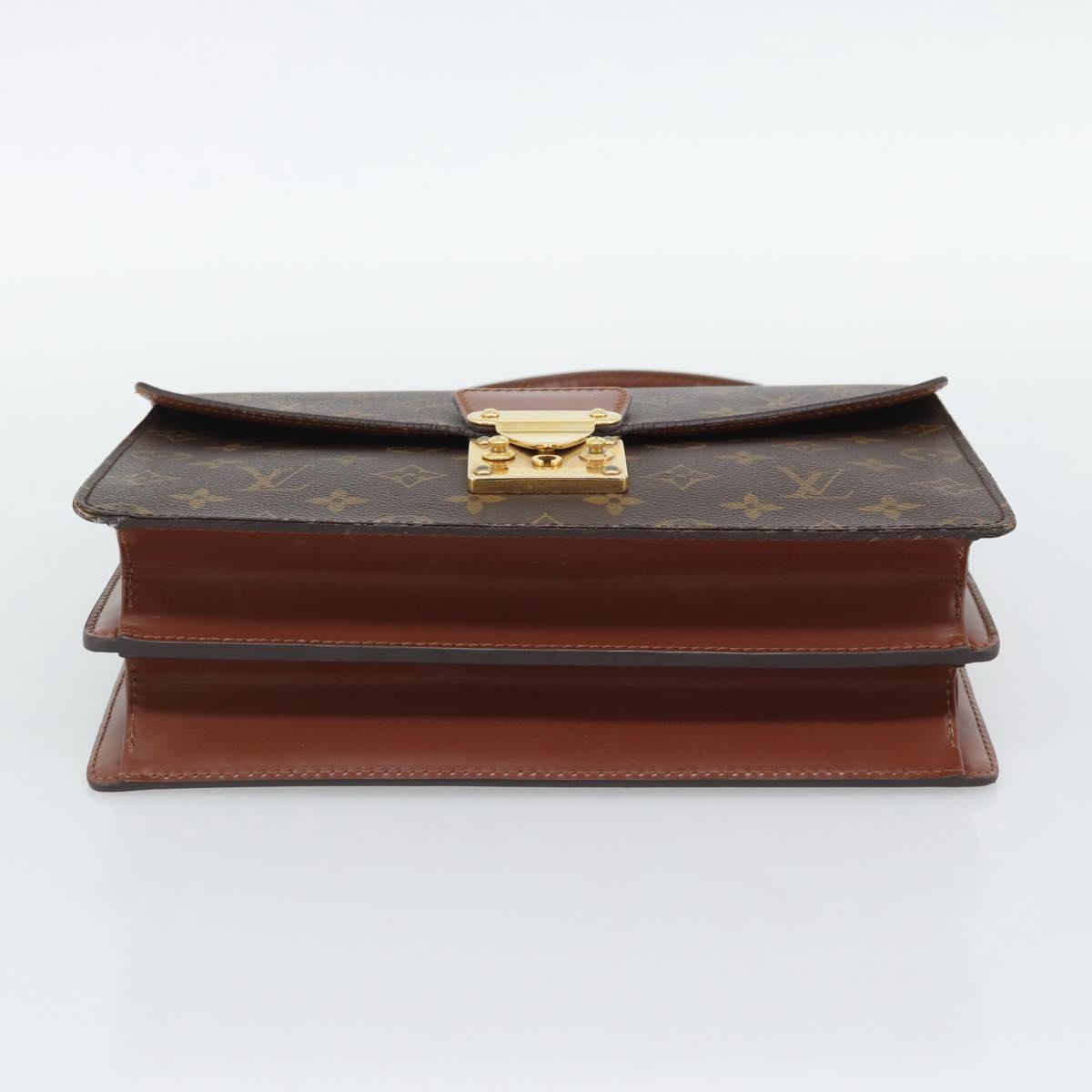 LOUIS VUITTON Monogram Concorde Hand Bag M51190 LV Auth BA14585
