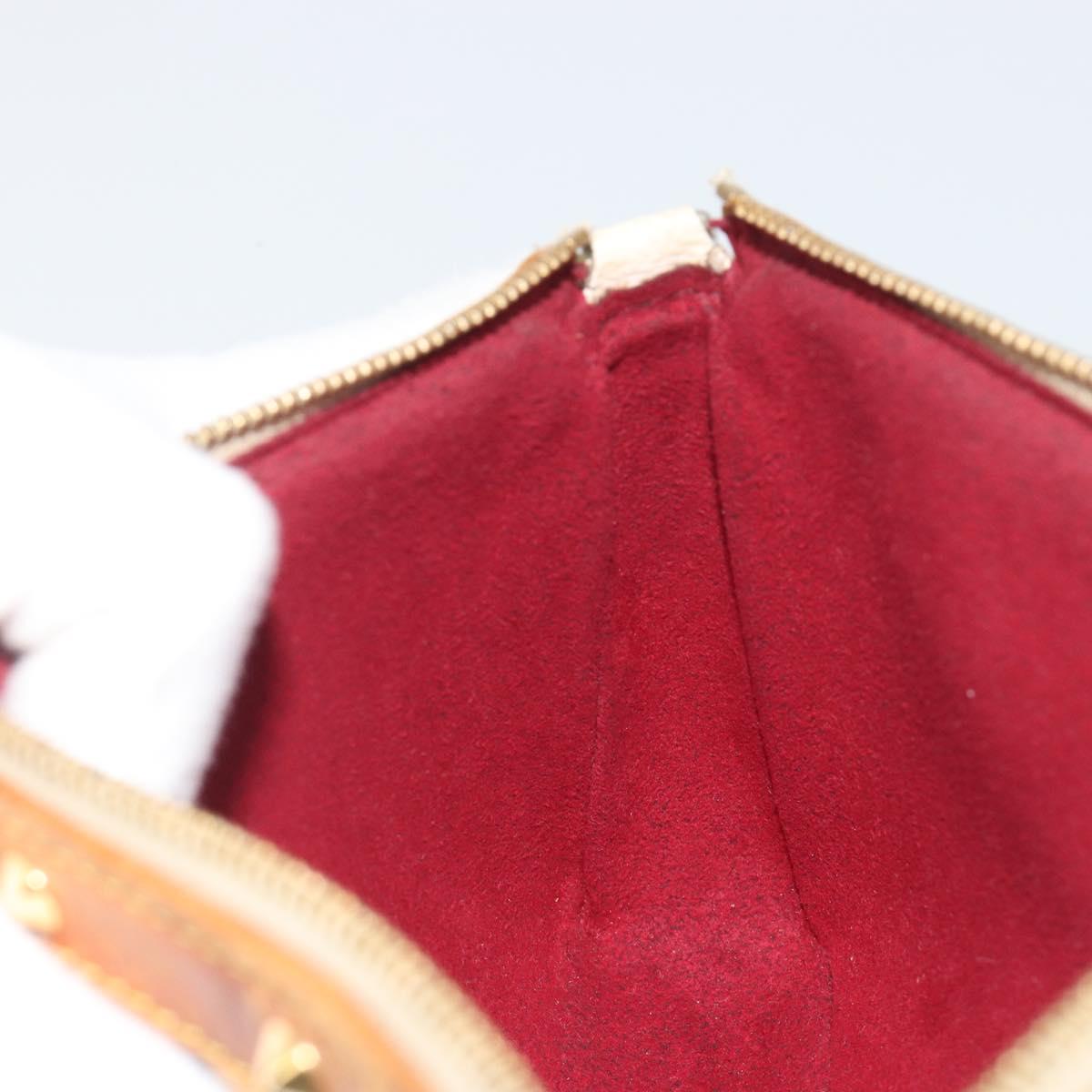 LOUIS VUITTON Monogram Multicolor Pochette Accessoires White M92649 Auth BA14591