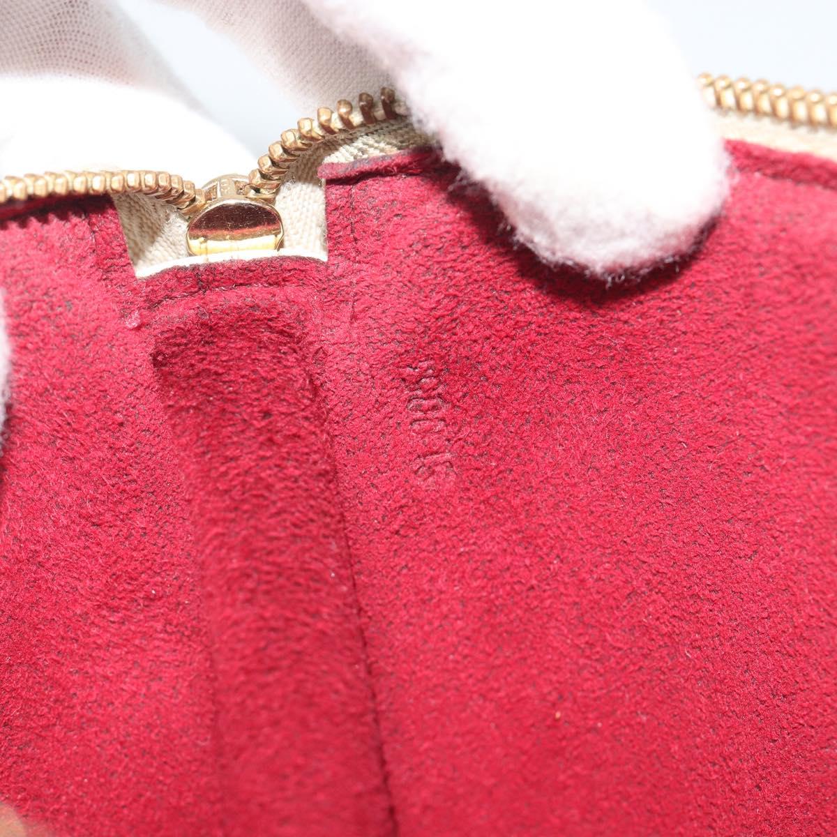 LOUIS VUITTON Monogram Multicolor Pochette Accessoires White M92649 Auth BA14591