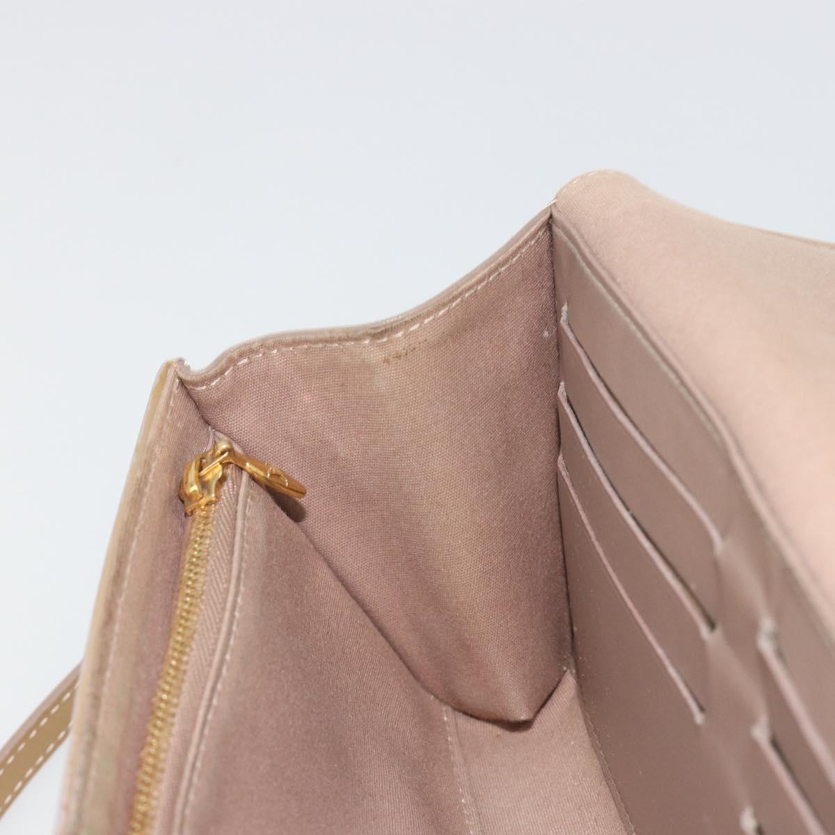 LOUIS VUITTON Monogram Vernis Rossmore MM Rose Velur M91589 LV Auth BA14592