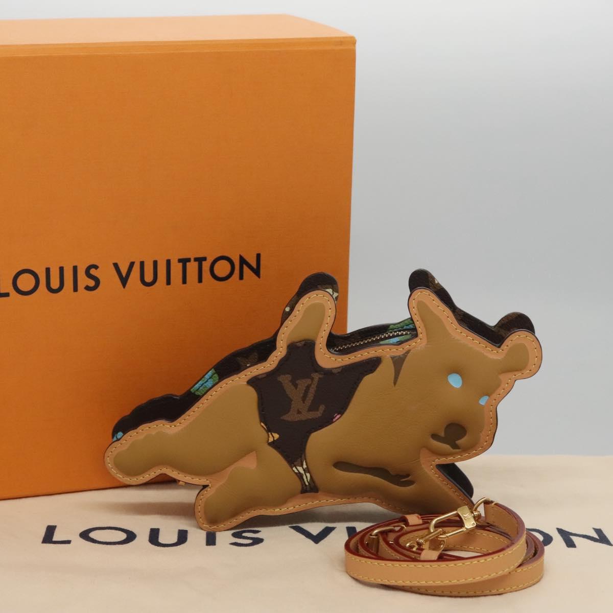 LOUIS VUITTON Monogram Craggy Dog On Strap Shoulder Bag M83342 LV Auth BA145SA