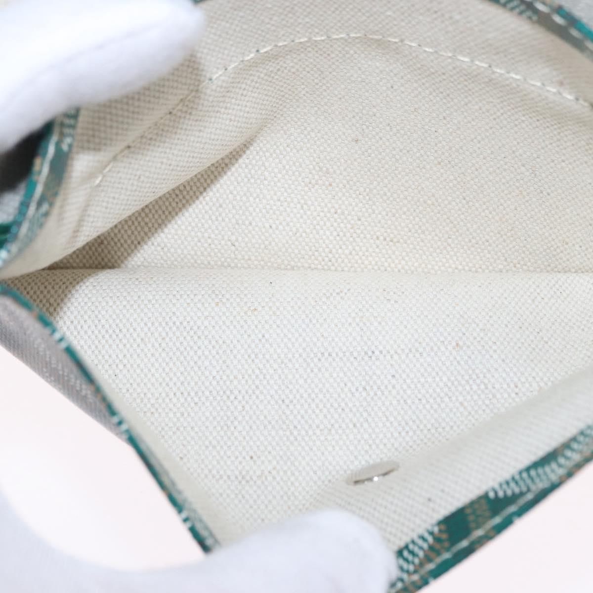 GOYARD Herringbone Saint Louis PM Tote Bag PVC Green Auth BA14601SM