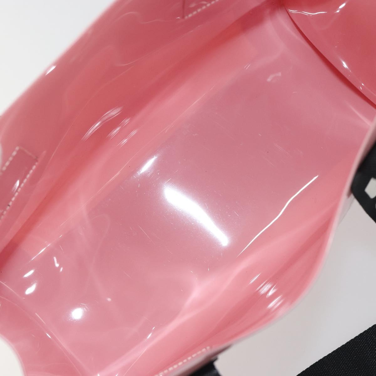 DOLCE&GABBANA Tote Bag Rubber Pink Black Auth BA14603M