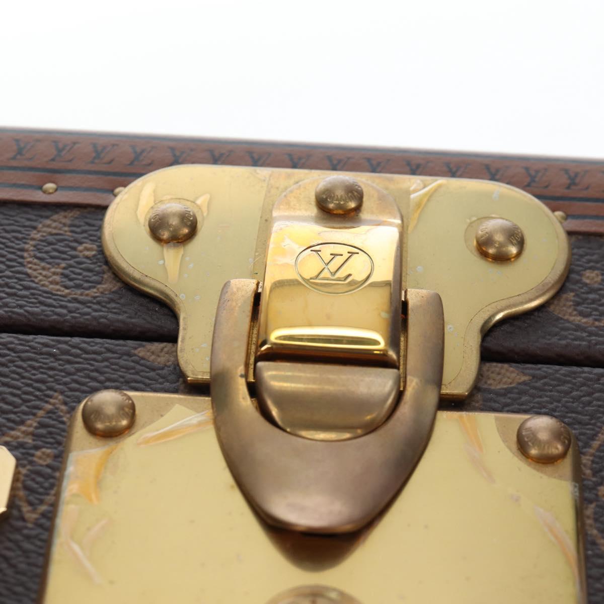 LOUIS VUITTON Monogram HUMAN MADE NIGO Cotoville 40 Trunk M20464 Auth BA14605SM