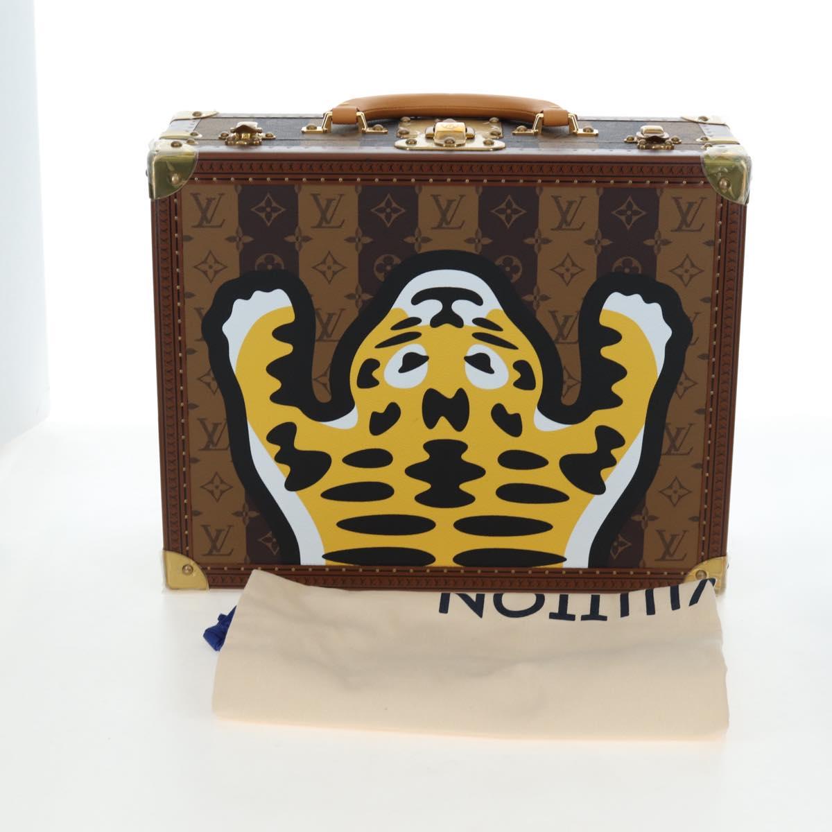 LOUIS VUITTON Monogram HUMAN MADE NIGO Cotoville 40 Trunk M20464 Auth BA14605SM