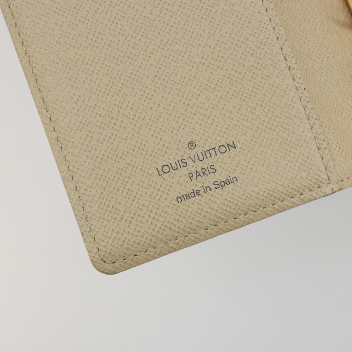LOUIS VUITTON Damier Azur Agenda PM Day Planner Cover R20706 LV Auth BA14613V