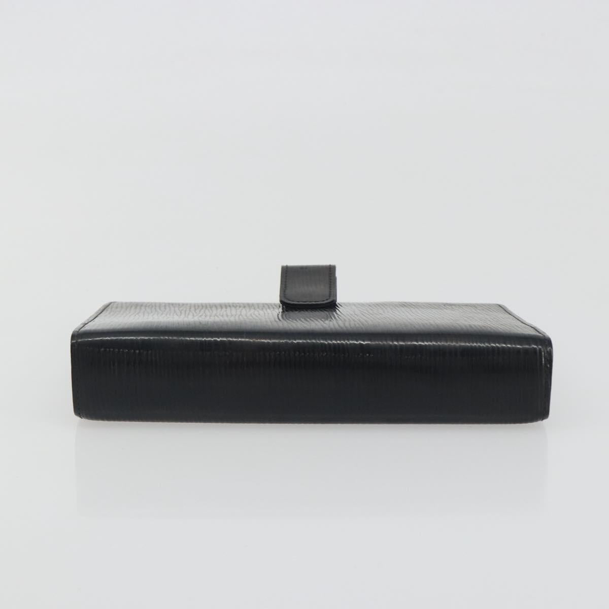 LOUIS VUITTON Epi Electric Agenda MM Day Planner Cover Black R2004N Auth BA14616