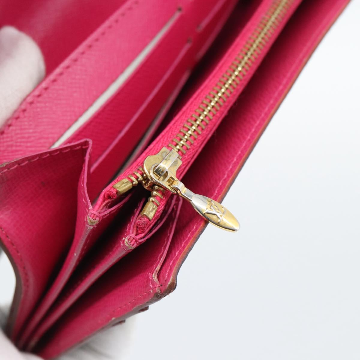 LOUIS VUITTON Monogram Multicolor Portefeiulle Sarah Black M60668 Auth BA14629