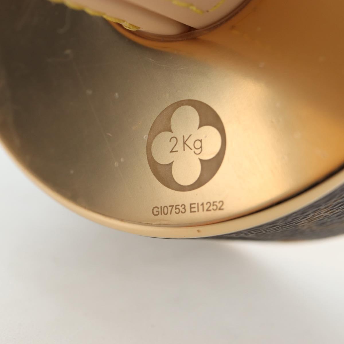 LOUIS VUITTON Monogram Dumbbell 2kg Beige GI0753 LV Auth BA14639SM