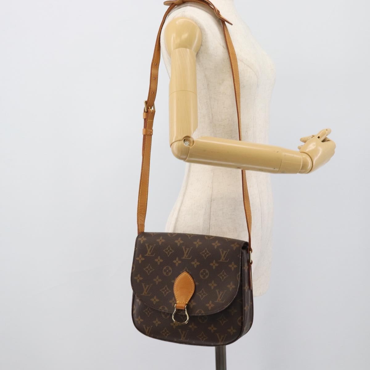 LOUIS VUITTON Monogram Saint Cloud GM Shoulder Bag M51242 LV Auth BA14640A