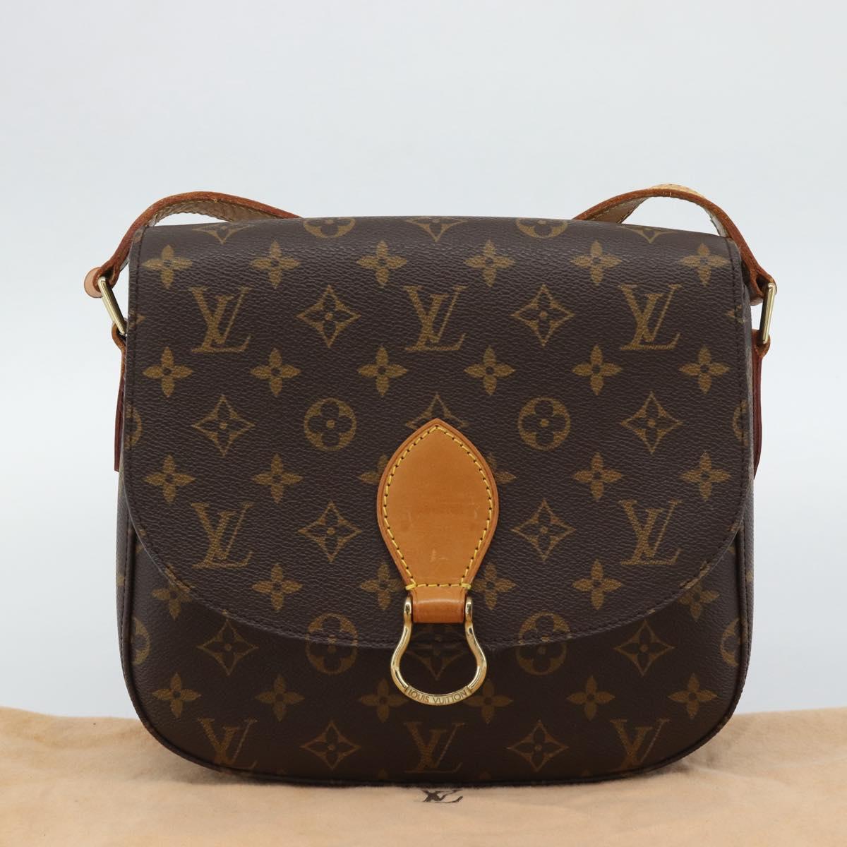 LOUIS VUITTON Monogram Saint Cloud GM Shoulder Bag M51242 LV Auth BA14640A