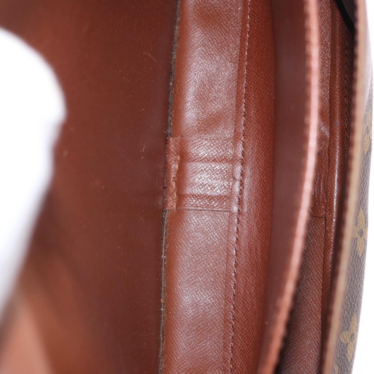 LOUIS VUITTON Monogram Cartouchiere MM Shoulder Bag M51253 LV Auth BA14643