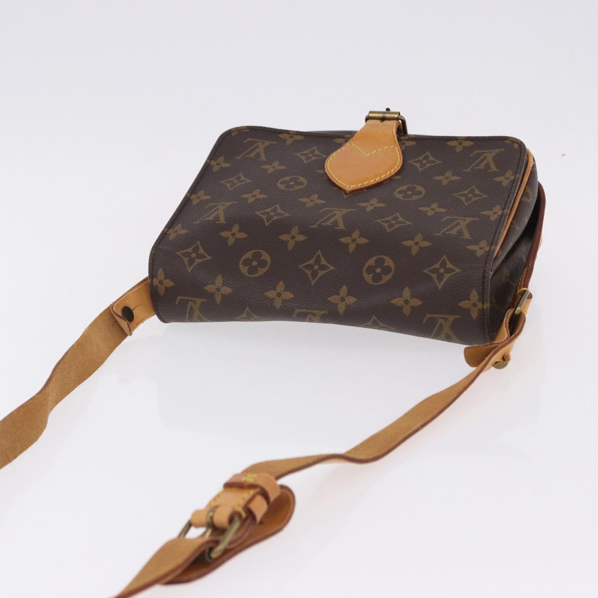 LOUIS VUITTON Monogram Cartouchiere MM Shoulder Bag M51253 LV Auth BA14643