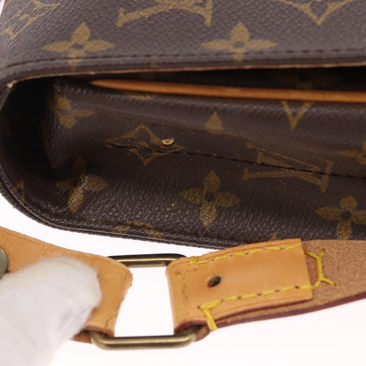 LOUIS VUITTON Monogram Cartouchiere MM Shoulder Bag M51253 LV Auth BA14643