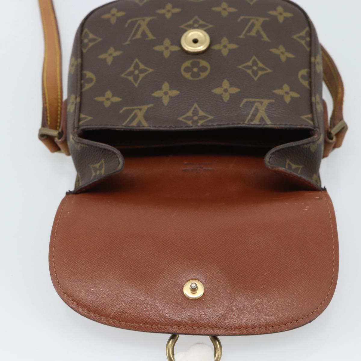 LOUIS VUITTON Monogram Saint Cloud PM Shoulder Bag M51244 LV Auth BA14644