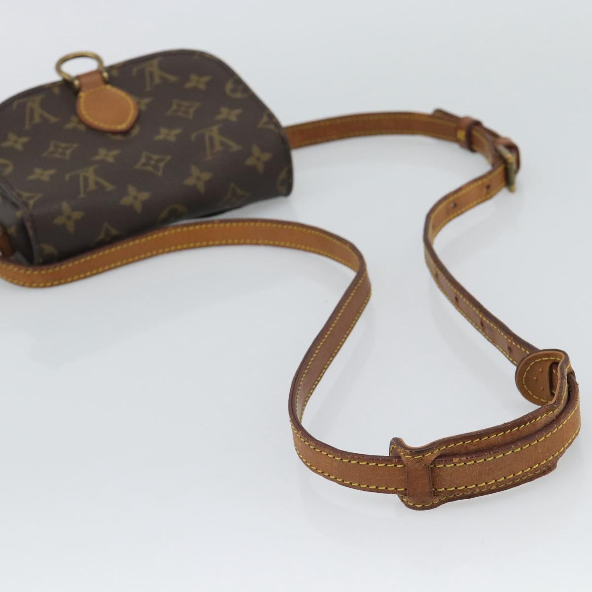 LOUIS VUITTON Monogram Saint Cloud PM Shoulder Bag M51244 LV Auth BA14644