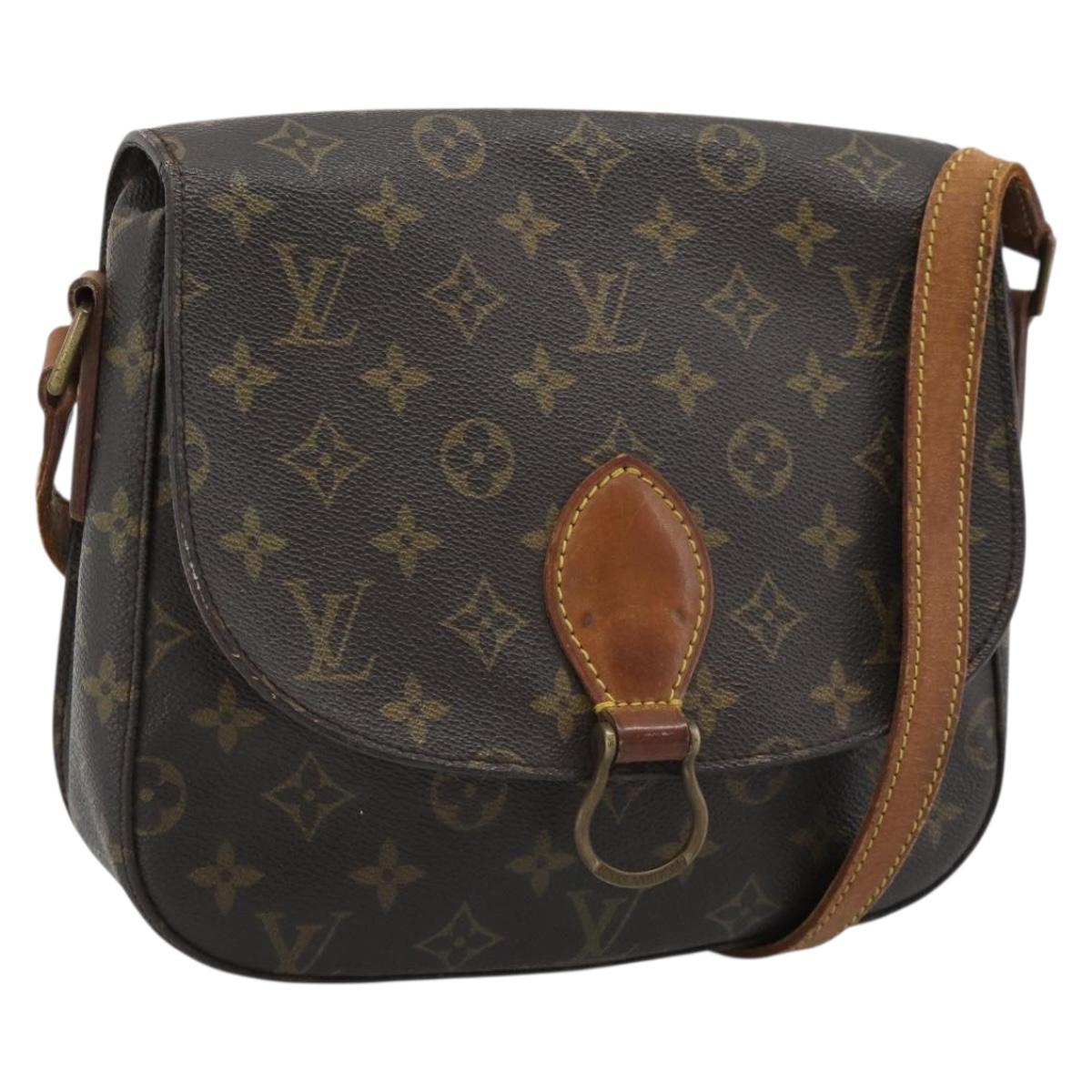 LOUIS VUITTON Monogram Saint Cloud GM Shoulder Bag M51242 LV Auth BA14645