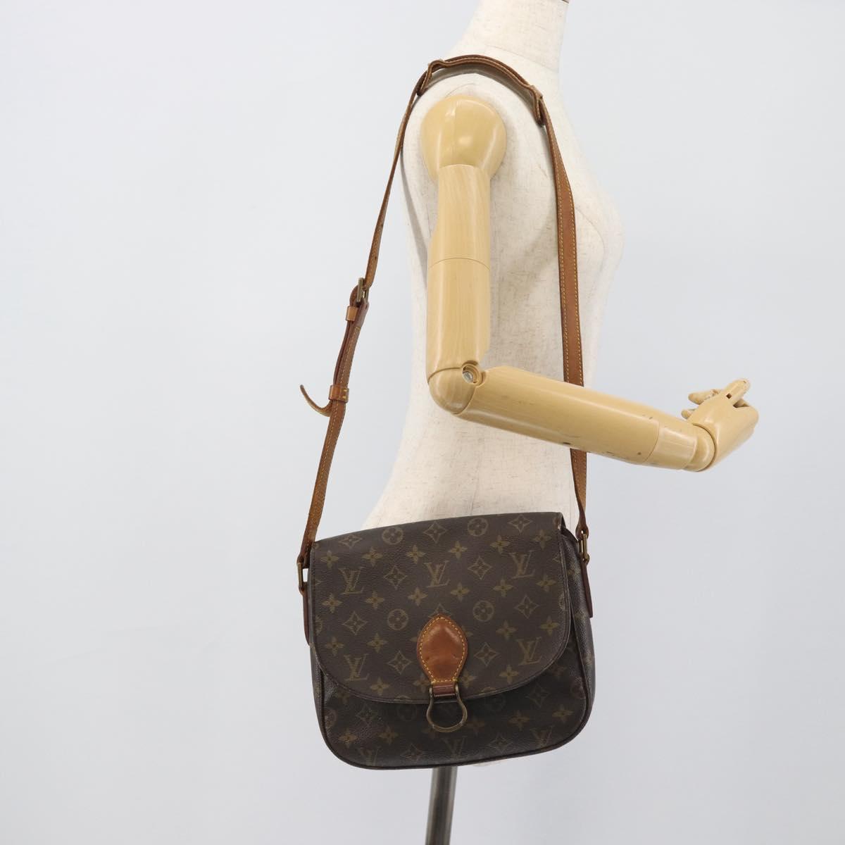 LOUIS VUITTON Monogram Saint Cloud GM Shoulder Bag M51242 LV Auth BA14645