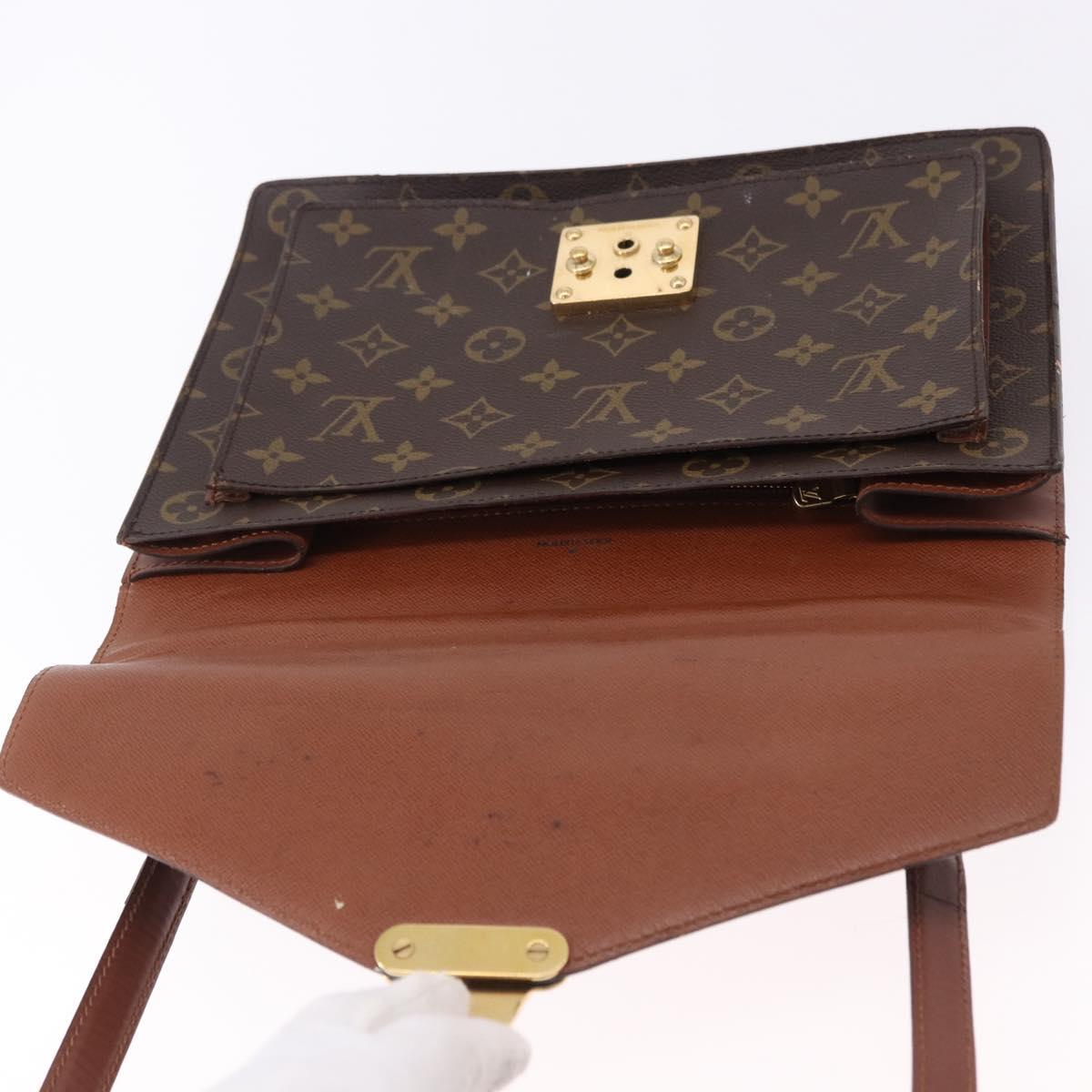 LOUIS VUITTON Monogram Monceau 28 Hand Bag 2way M51185 LV Auth BA14646