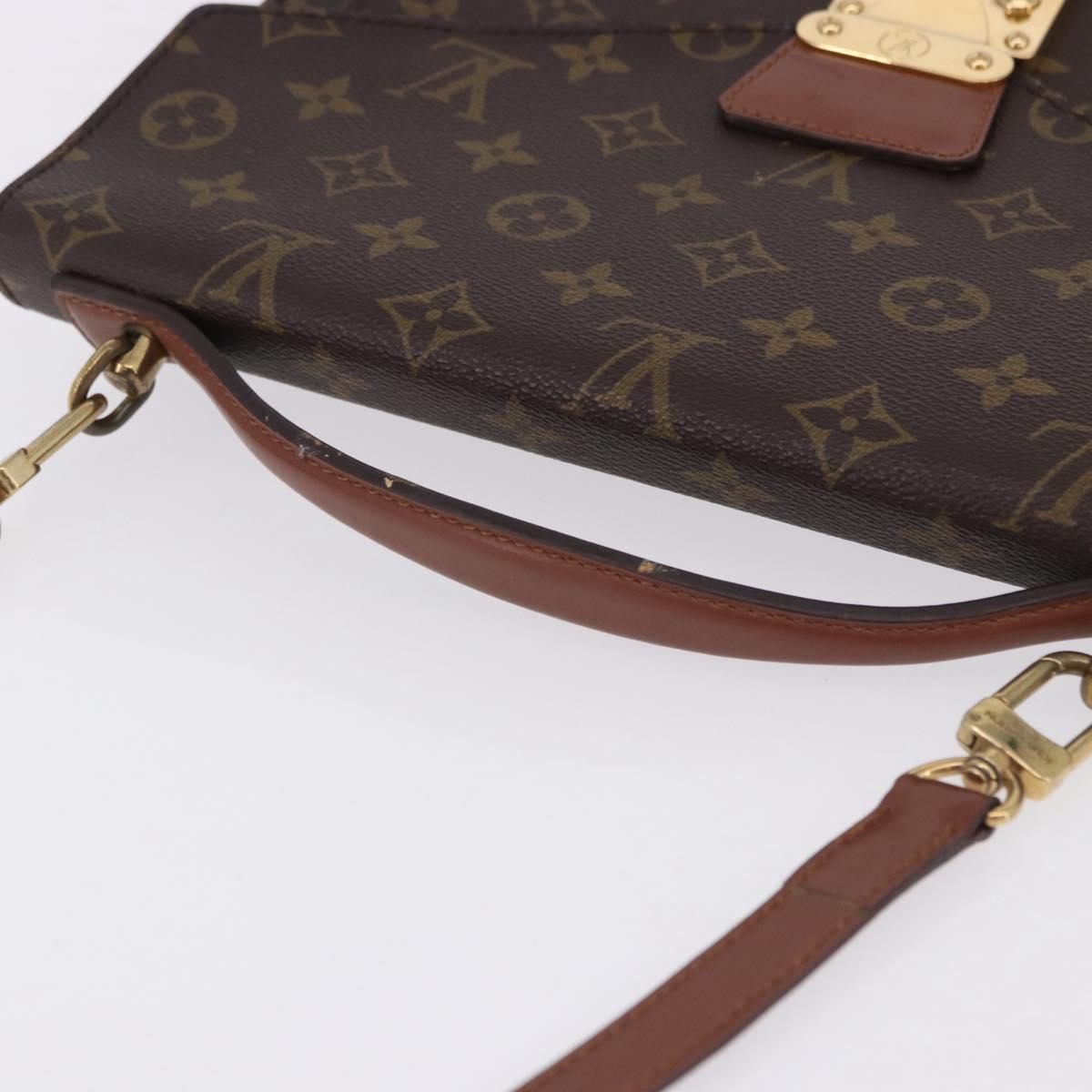 LOUIS VUITTON Monogram Monceau 28 Hand Bag 2way M51185 LV Auth BA14646