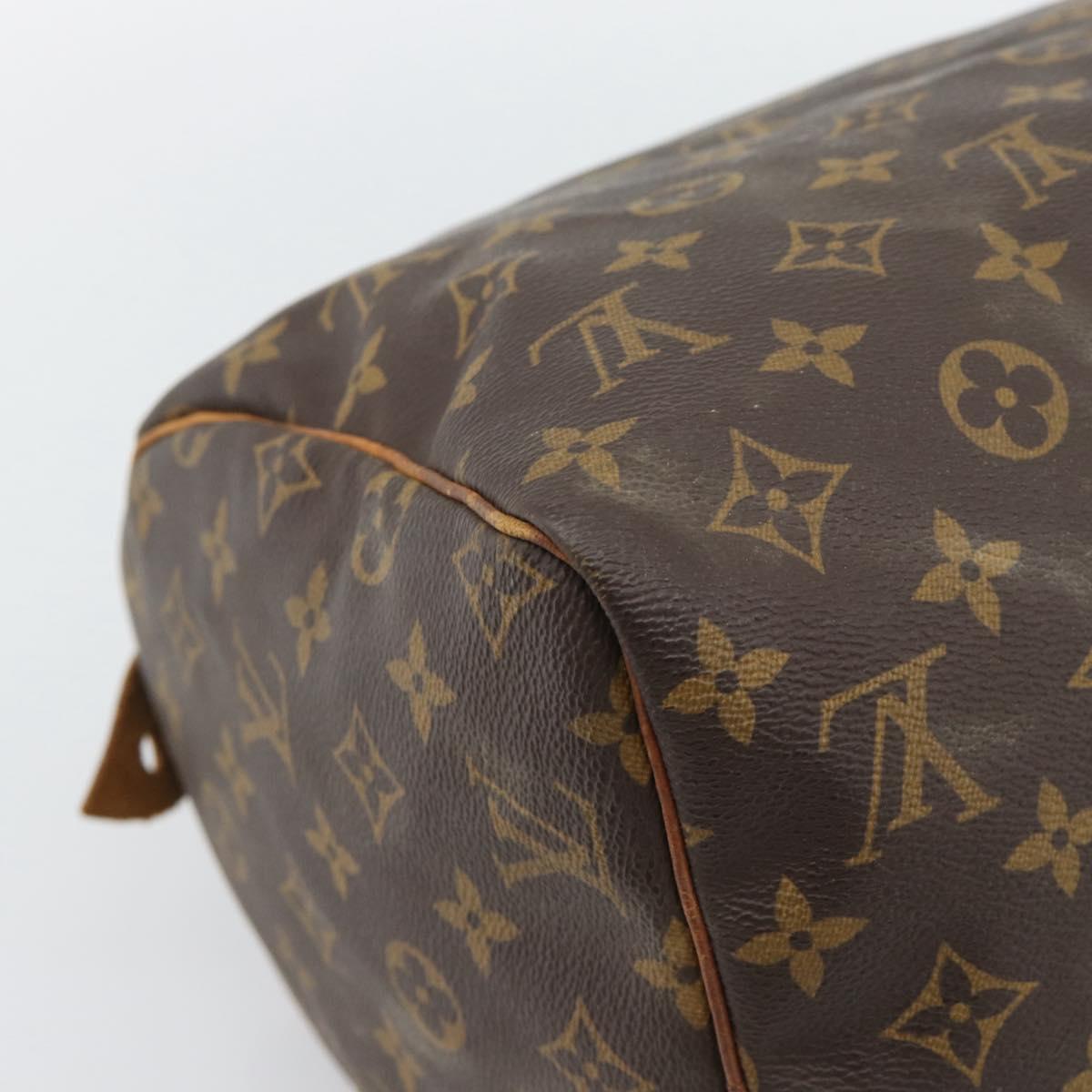 LOUIS VUITTON Monogram Speedy 30 Hand Bag M41526 LV Auth BA14647