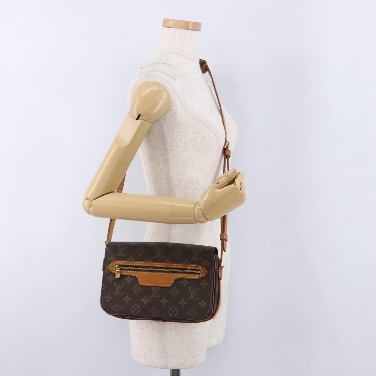 LOUIS VUITTON Monogram Saint Germain 24 Shoulder Bag M51210 LV Auth BA14649